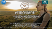 Digging for Britain poster image of Alice Roberts overlooking English countryside and list of show titles and dates.